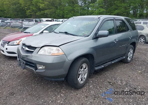2002 Acura Mdx из США, поврежденный, VIN 2HNYD18292H521245